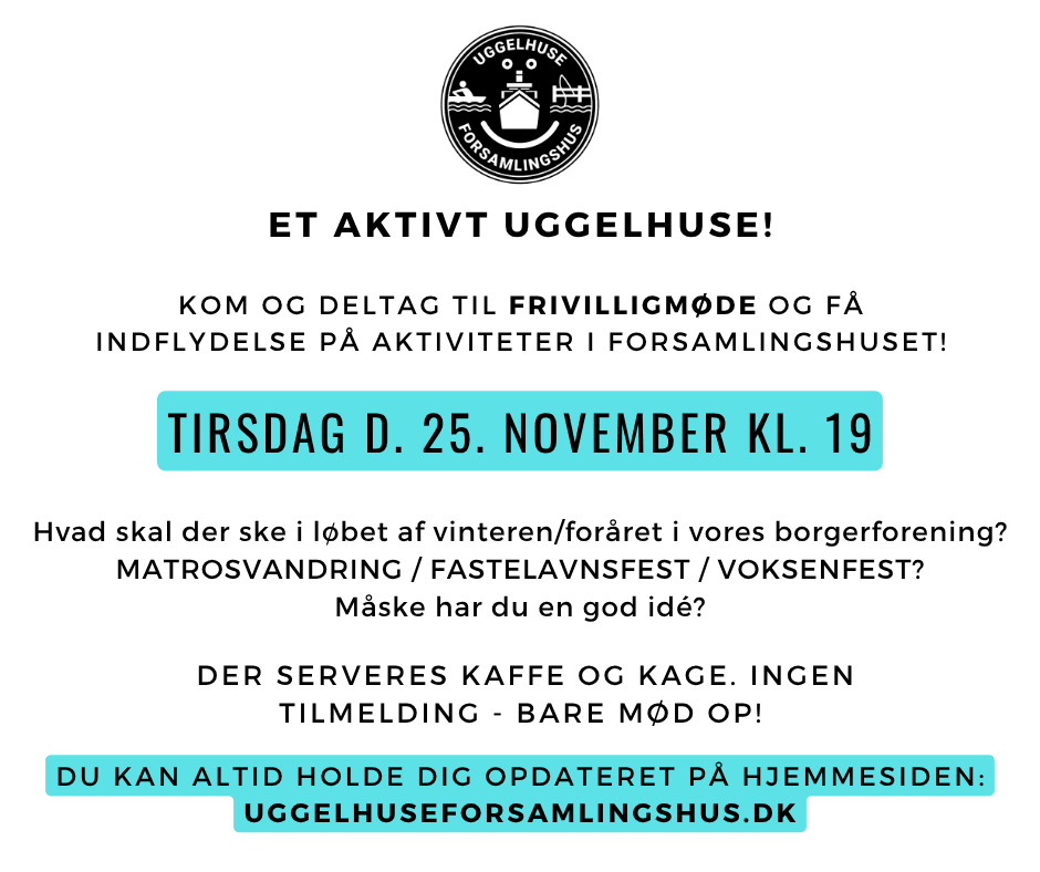 Frivilligmøde